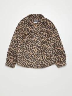 Overshirt Motivo 'leopardato'