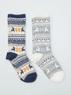 Paia Di Calzini 'Natale' 5 Paia Di Calzini 'Natale' -Kiabi paia di calzini natale blu arp48 2 frb3