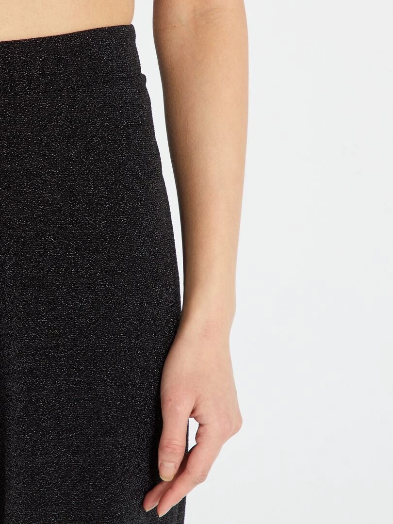 Pantaloni A Vita Alta In Maglia Iridescente 5 Pantaloni A Vita Alta In Maglia Iridescente - immagine 5