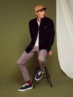 Pantaloni Chino A Quadri