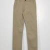 Pantaloni Chino In Cotone Stretch L34