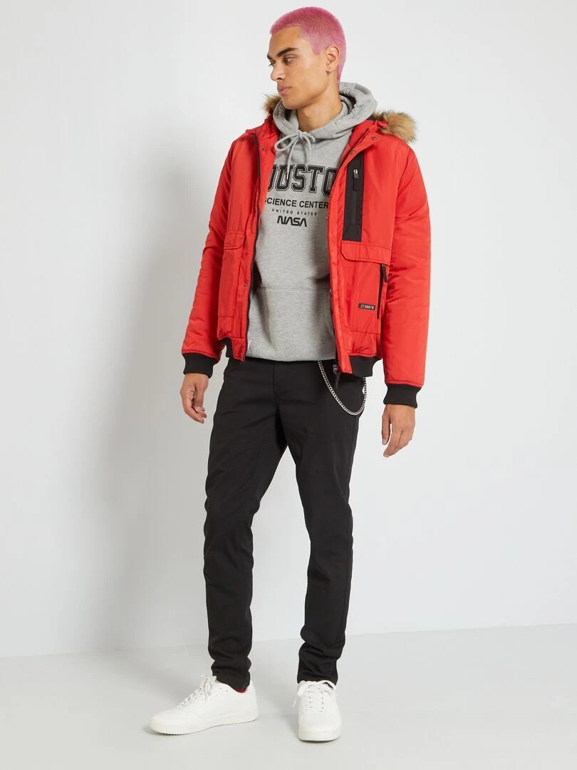 Pantaloni Chino In Cotone Stretch - 2 Pantaloni Chino In Cotone Stretch - - immagine 2