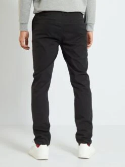 Pantaloni Chino In Cotone Stretch - 7 Pantaloni Chino In Cotone Stretch - -Kiabi pantaloni chino in cotone stretch nero ze035 6 frb3