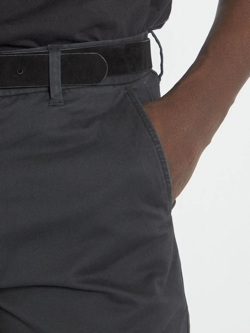 Pantaloni Chino Slim Con Cintura - L32 4 Pantaloni Chino Slim Con Cintura - L32 - immagine 4