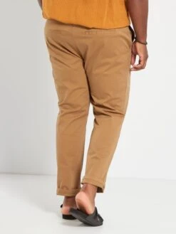 Pantaloni Chino Slim L30 -Kiabi pantaloni chino slim l30 marrone xv639 10 frb3