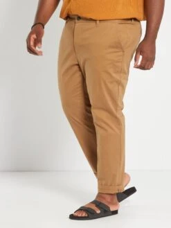 Pantaloni Chino Slim L30 -Kiabi pantaloni chino slim l30 marrone xv639 10 frb5