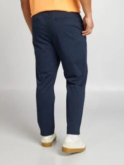 Pantaloni Chino Slim L32 -Kiabi pantaloni chino slim l32 blu vt463 3 frb3
