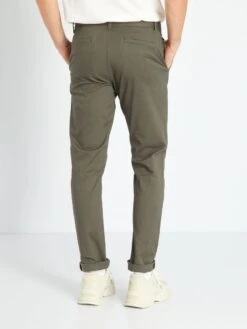Pantaloni Chino Slim -Kiabi pantaloni chino slim swat cachi vj070 130 frb3