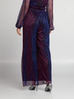 Pantaloni Con Fibre Metallizzate 6 Pantaloni Con Fibre Metallizzate -Kiabi pantaloni con fibre metallizzate viola avk35 1 frb3
