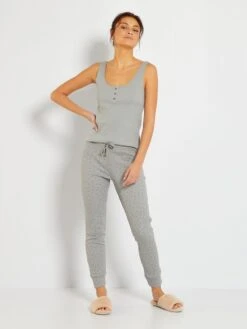 Pantaloni Cotone A Costine