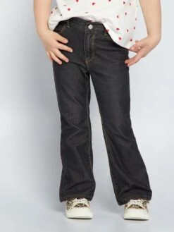 Pantaloni Denim Flare - Facile Da Infilare -Kiabi pantaloni denim flare facile da infilare grigio zr066 3 frb2