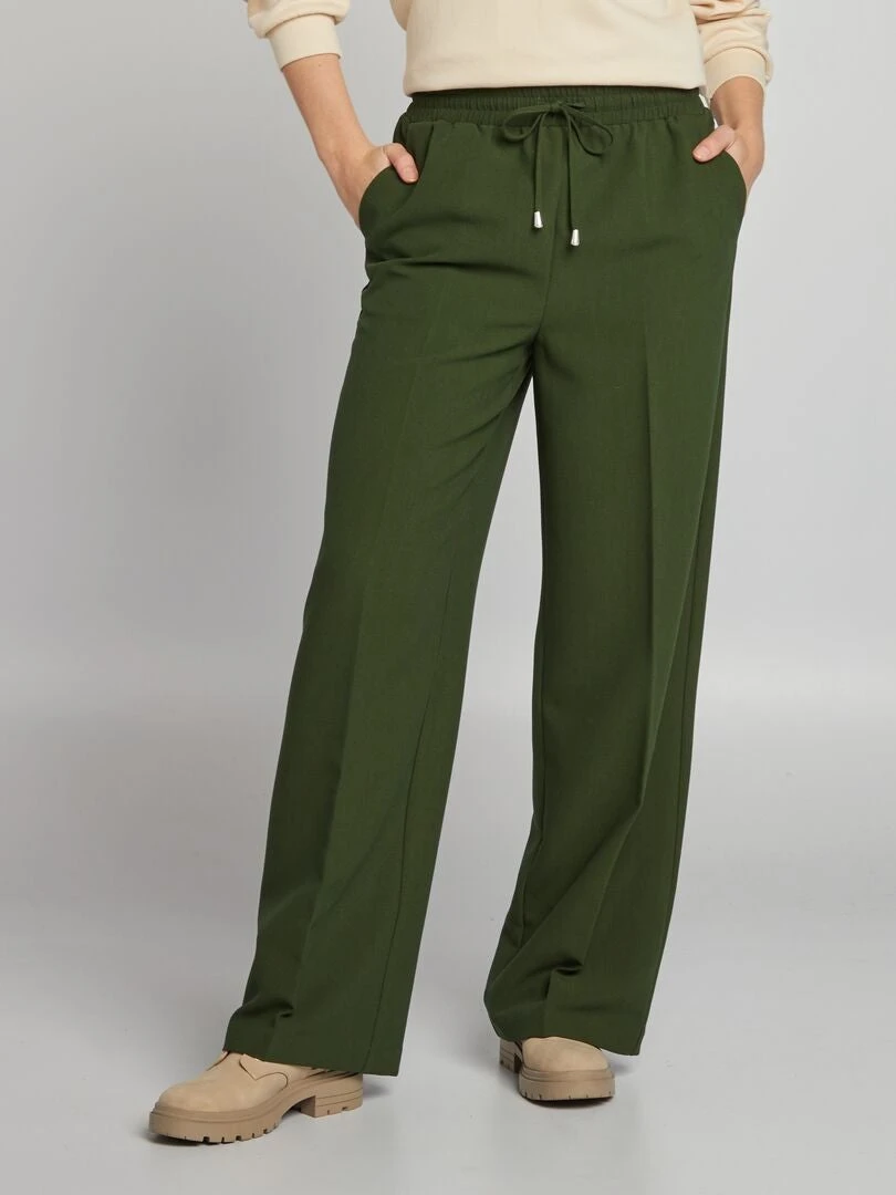 Pantaloni Dritti Con Lacci Da Annodare 1 Pantaloni Dritti Con Lacci Da Annodare