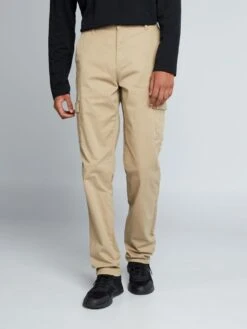 Pantaloni Dritti Con Tasche Sui Lati +190 Cm - L36 -Kiabi pantaloni dritti con tasche sui lati 190 cm l36 beige alh36 1 frb3
