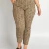 Pantaloni Dritti Pied De Poule