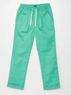 Pantaloni Dritti Tinta Unita