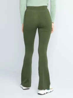 Pantaloni Flare Bootcut Con Spacchi -Kiabi pantaloni flare bootcut con spacchi verde adz41 4 frb3