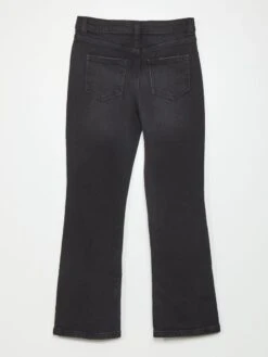 Pantaloni Flare In Denim -Kiabi pantaloni flare in denim nero aud84 1 frb2
