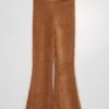 Pantaloni Flare In Velluto
