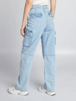 Pantaloni In Denim A Vita Bassa -Kiabi pantaloni in denim a vita bassa blu aog78 2 frb3