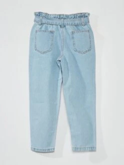 Pantaloni In Denim Paperbag -Kiabi pantaloni in denim paperbag blu aod13 1 frb3