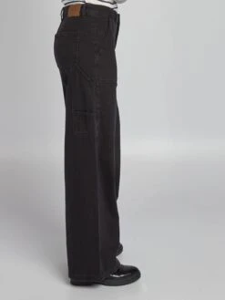 Pantaloni In Denim Vita Alta -Kiabi pantaloni in denim vita alta grigio bdl45 2 frb3