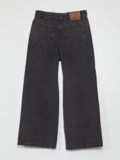 Pantaloni In Denim Wide Leg Con Strass -Kiabi pantaloni in denim wide leg con strass grigio bfa65 1 frb2