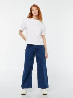 Pantaloni In Denim Wide Leg - L28
