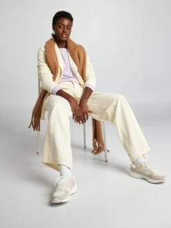 Pantaloni In Velluto Con Taglio Dritto