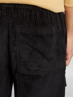 Pantaloni In Velluto Con Tasche -Kiabi pantaloni in velluto con tasche nero asr94 1 frb6