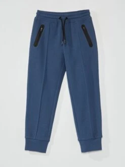 Pantaloni Joggers In Piqué Di Cotone