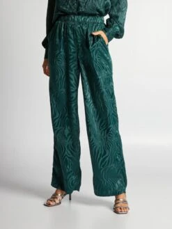 Pantaloni Larghi Con Stampa