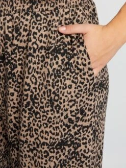 Pantaloni Larghi 'leopardo' -Kiabi pantaloni larghi leopardo leopardato aud17 1 frb5