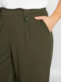 Pantaloni Larghi 'Only Carmakoma' -Kiabi pantaloni larghi only carmakoma kaki amw82 3 frb5