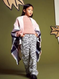 Pantaloni Larghi Zebrati -Kiabi pantaloni larghi zebrati bianco ajn95 1 frb4