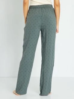 Pantaloni Pigiama Morbidi -Kiabi pantaloni pigiama morbidi verde zn644 3 frb3