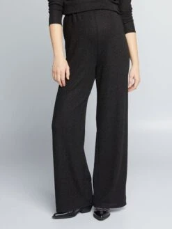 Pantaloni Premaman Larghi Iridati -Kiabi pantaloni premaman larghi iridati nero awk51 1 frb4