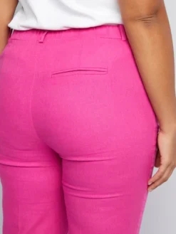 Pantaloni Skinny Con Lino 11 Pantaloni Skinny Con Lino -Kiabi pantaloni skinny con lino rosa azh35 2 frb6