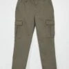 Pantaloni Slim Con Tasche