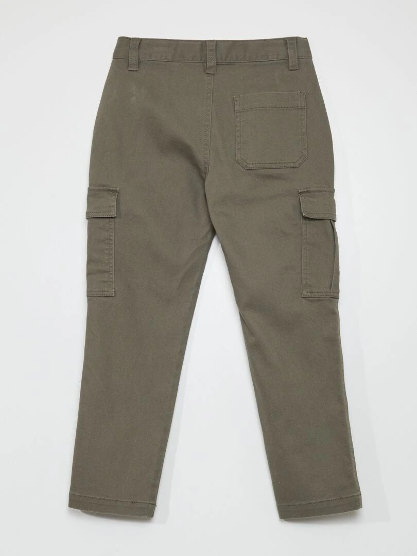 Pantaloni Slim Con Tasche 2 Pantaloni Slim Con Tasche - immagine 2