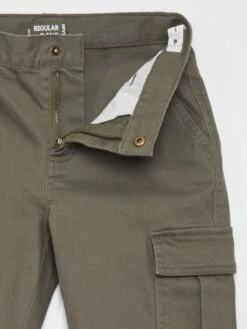 Pantaloni Slim Con Tasche 5 Pantaloni Slim Con Tasche -Kiabi pantaloni slim con tasche kaki aza71 1 frb3