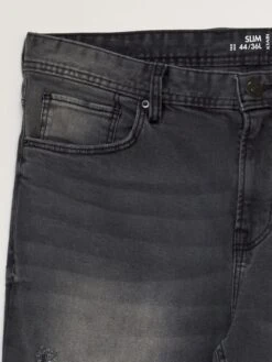 Pantaloni Slim In Denim - L36 -Kiabi pantaloni slim in denim l36 nero anw78 1 frb3