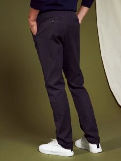 Pantaloni Slim In Jacquard -Kiabi pantaloni slim in jacquard nero ajl51 4 frb4