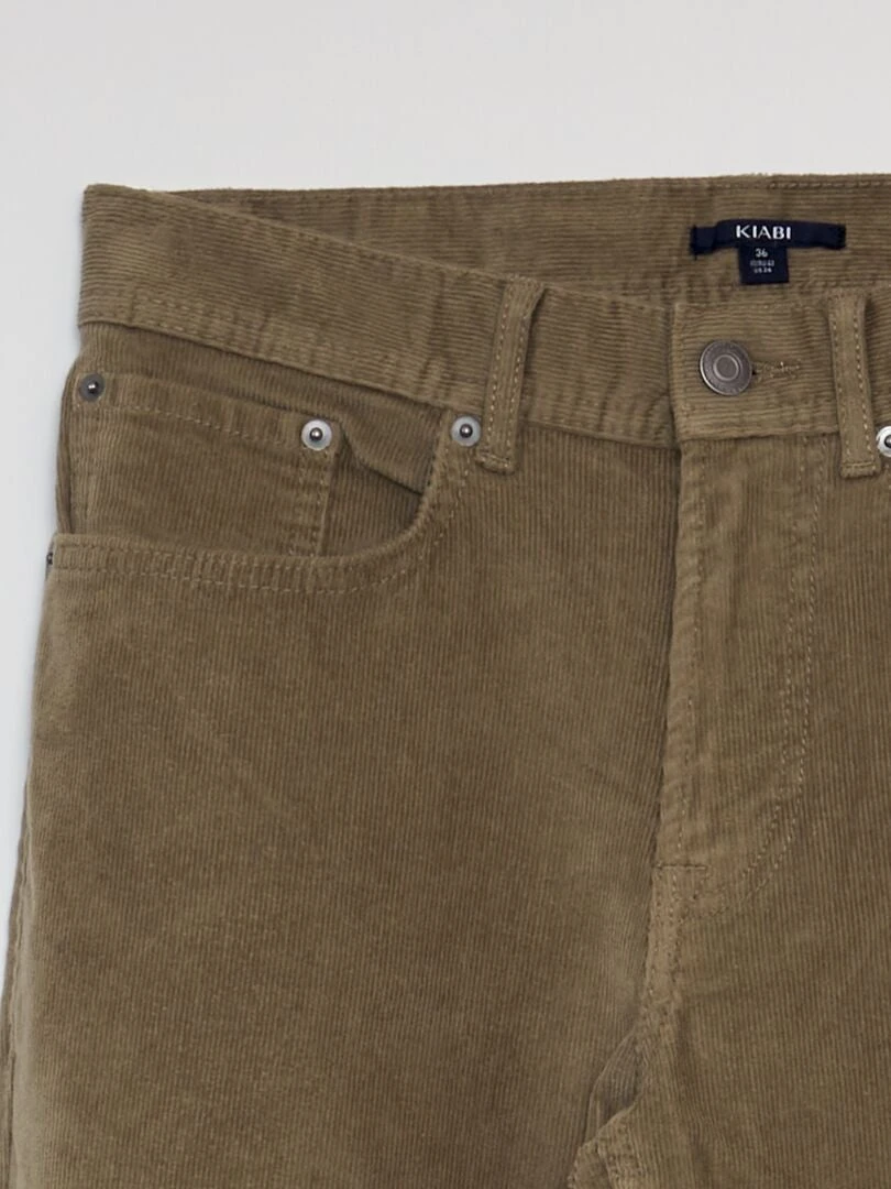 Pantaloni Slim In Velluto A Coste 2 Pantaloni Slim In Velluto A Coste - immagine 2