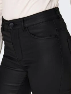 Pantaloni Spalmati A Vita Alta -Kiabi pantaloni spalmati a vita alta nero bqb41 1 frb4