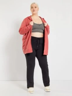 Pantaloni Sportivi In Tessuto Jersey Leggero