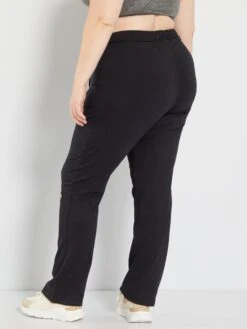 Pantaloni Sportivi In Tessuto Jersey Leggero -Kiabi pantaloni sportivi in tessuto jersey leggero nero tv684 2 frb4