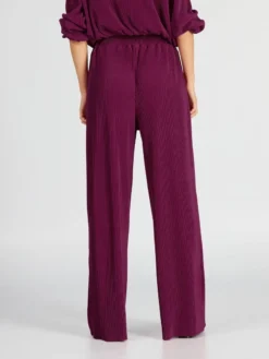 Pantaloni Wide Leg In Maglia Plissettata -Kiabi pantaloni wide leg in maglia plissettata rosa bfa89 3 frb3
