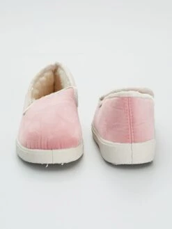 Pantofole A Scarpetta In Velluto -Kiabi pantofole a scarpetta in velluto rosa zo087 2 frb4