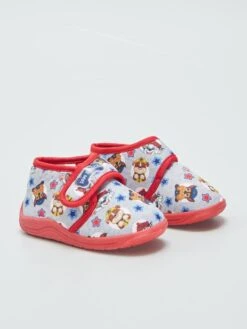 Pantofole Alte Con Chiusura A Strappo 'Paw Patrol'