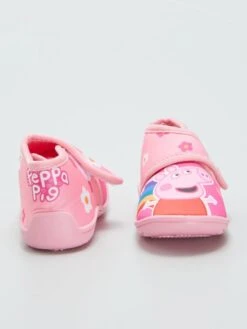 Pantofole Alte Con Chiusura A Strappo 'Peppa Pig' 7 Pantofole Alte Con Chiusura A Strappo 'Peppa Pig' -Kiabi pantofole alte con chiusura a strappo peppa pig rosa aul53 1 frb3